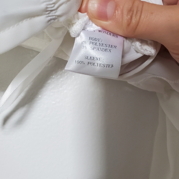 NWT Jaus- Seven Wonders Crop Top, Ruffle L/S - Picture 9 of 10